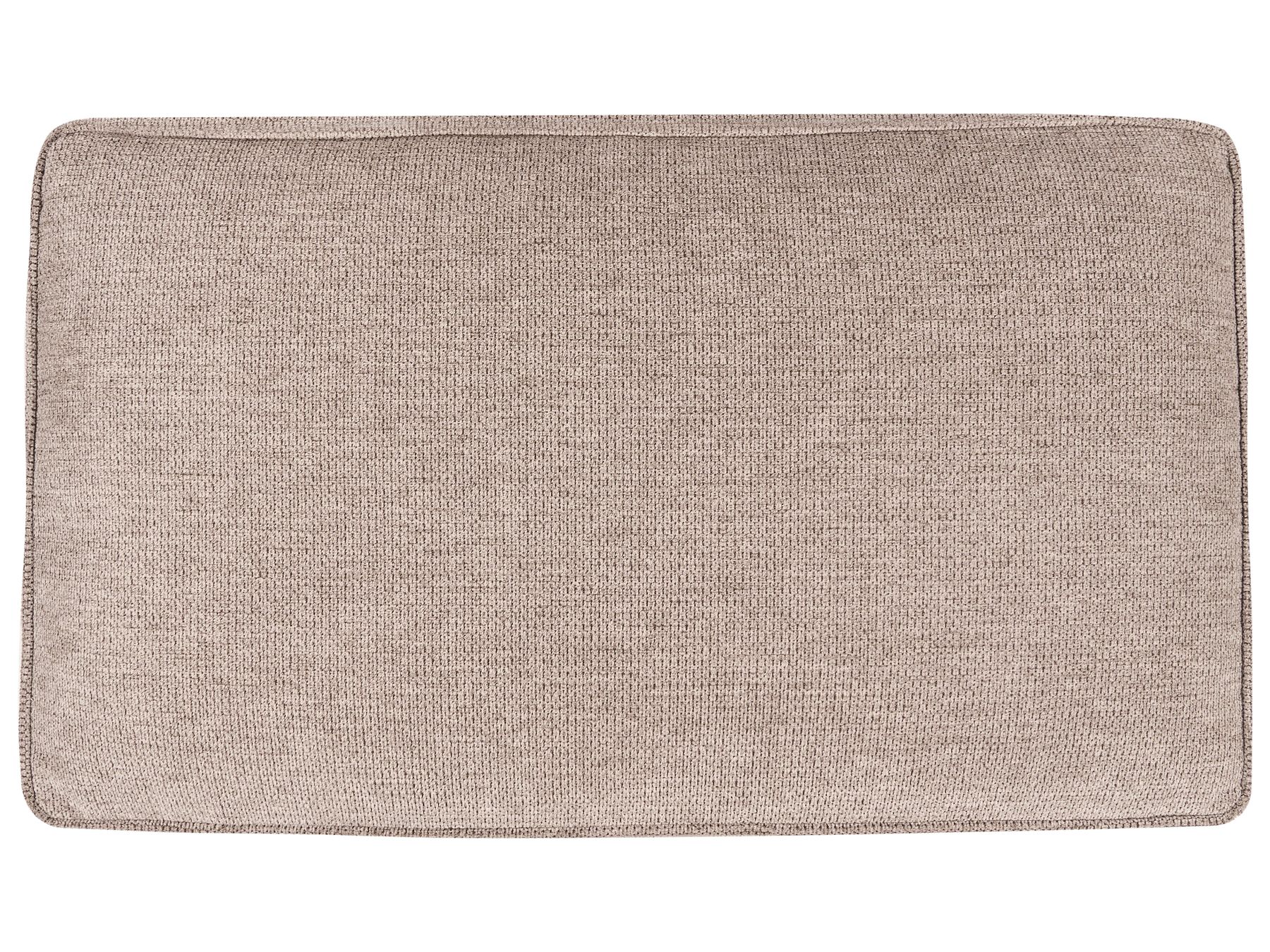 U-Shape Sofa Bed VATNE Fabric Light Brown with Storage 4 Seater
