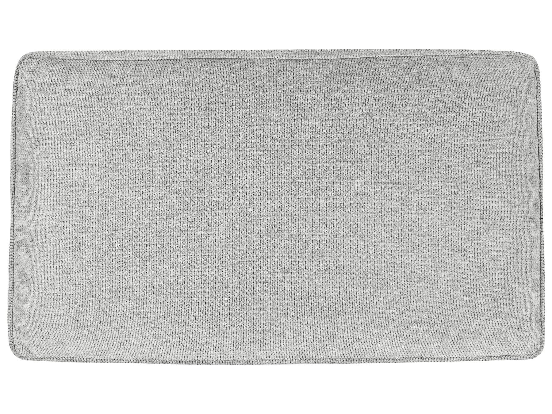 U-Shape Sofa Bed VATNE Fabric Light Grey with Storage 4 Seater