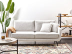 3 Seater Fabric Sofa Off-White VESALA