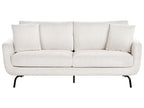 3 Seater Fabric Sofa Off-White VESALA