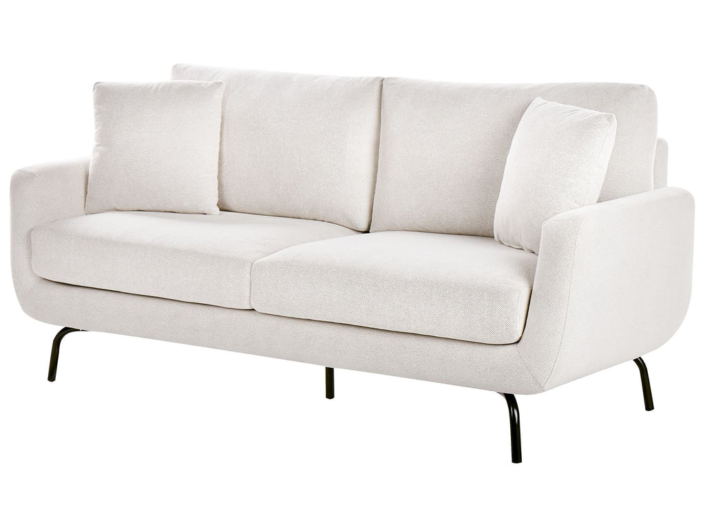 3 Seater Fabric Sofa Off-White VESALA