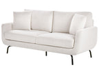 3 Seater Fabric Sofa Off-White VESALA