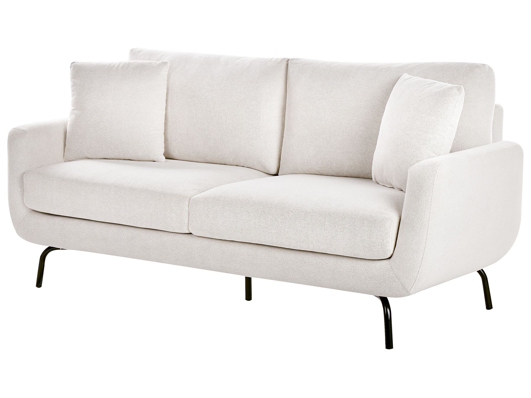 3 Seater Fabric Sofa Off-White VESALA
