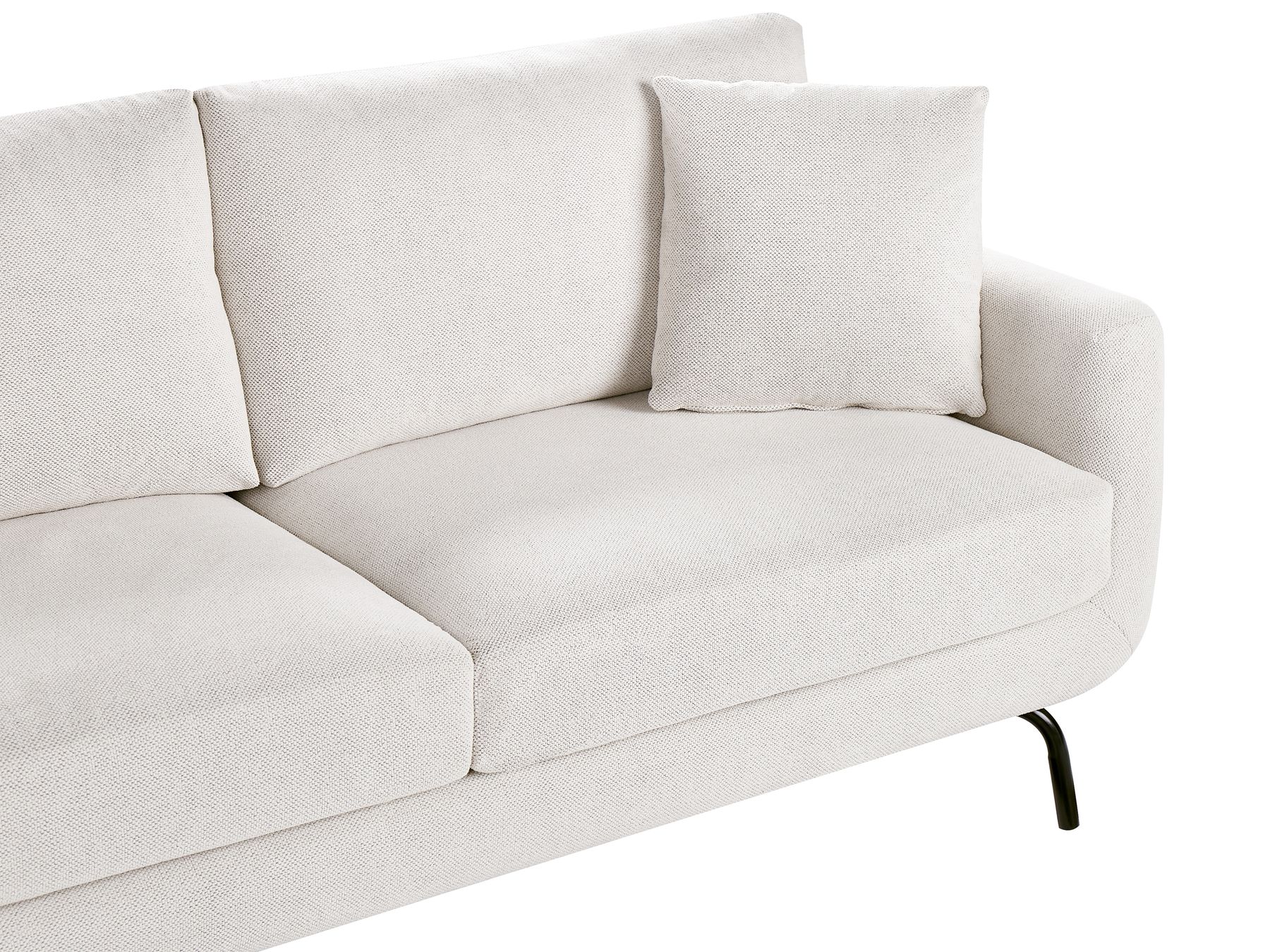 3 Seater Fabric Sofa Off-White VESALA