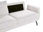 3 Seater Fabric Sofa Off-White VESALA