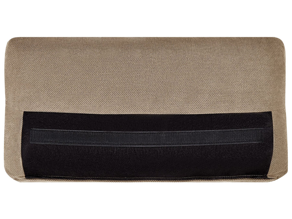 3 Seater Fabric Sofa Light Brown VESALA