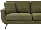 3 Seater Fabric Sofa Dark Green VESALA
