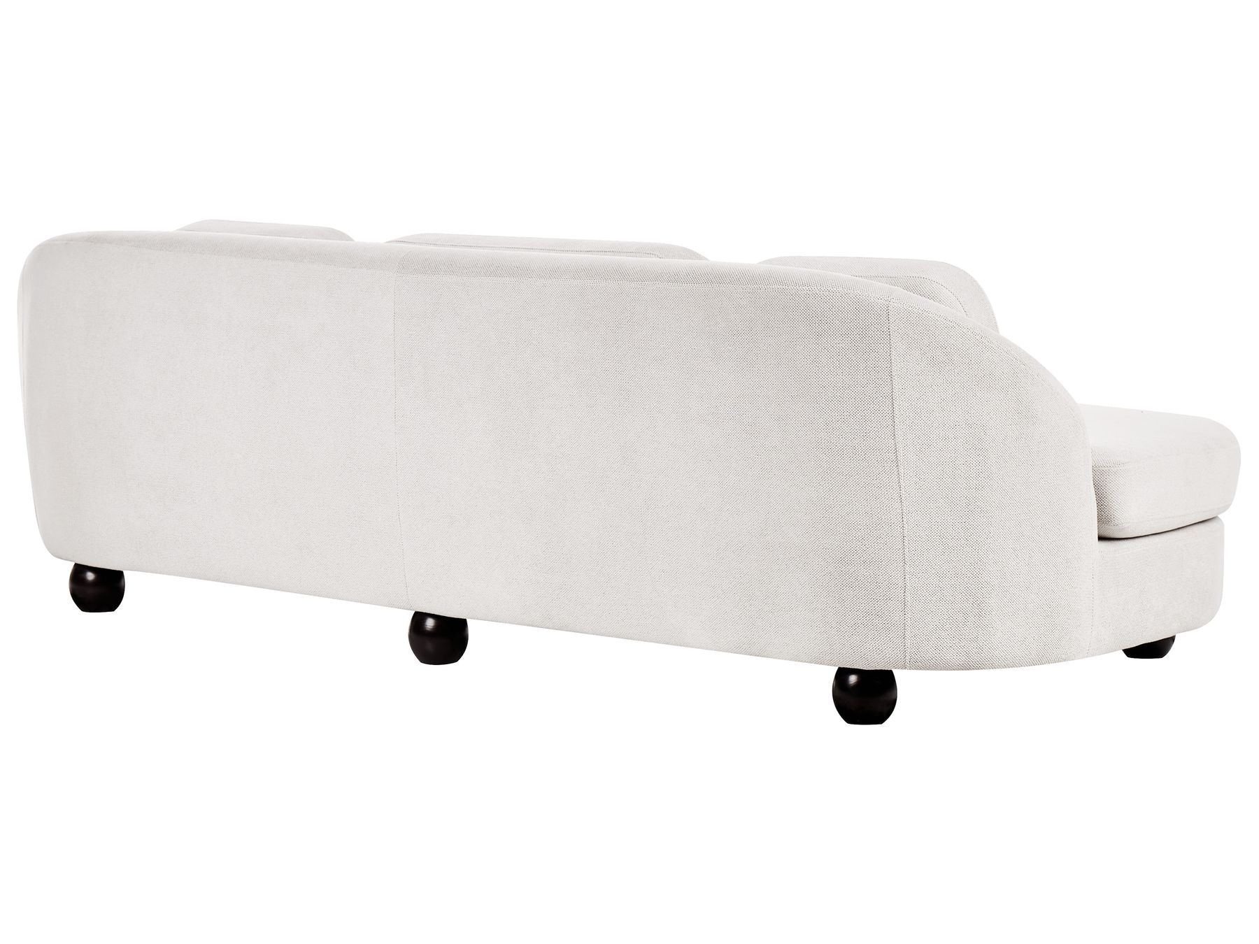 3 Seater Fabric Sofa Off-White FANSEN