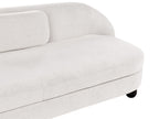 3 Seater Fabric Sofa Off-White FANSEN