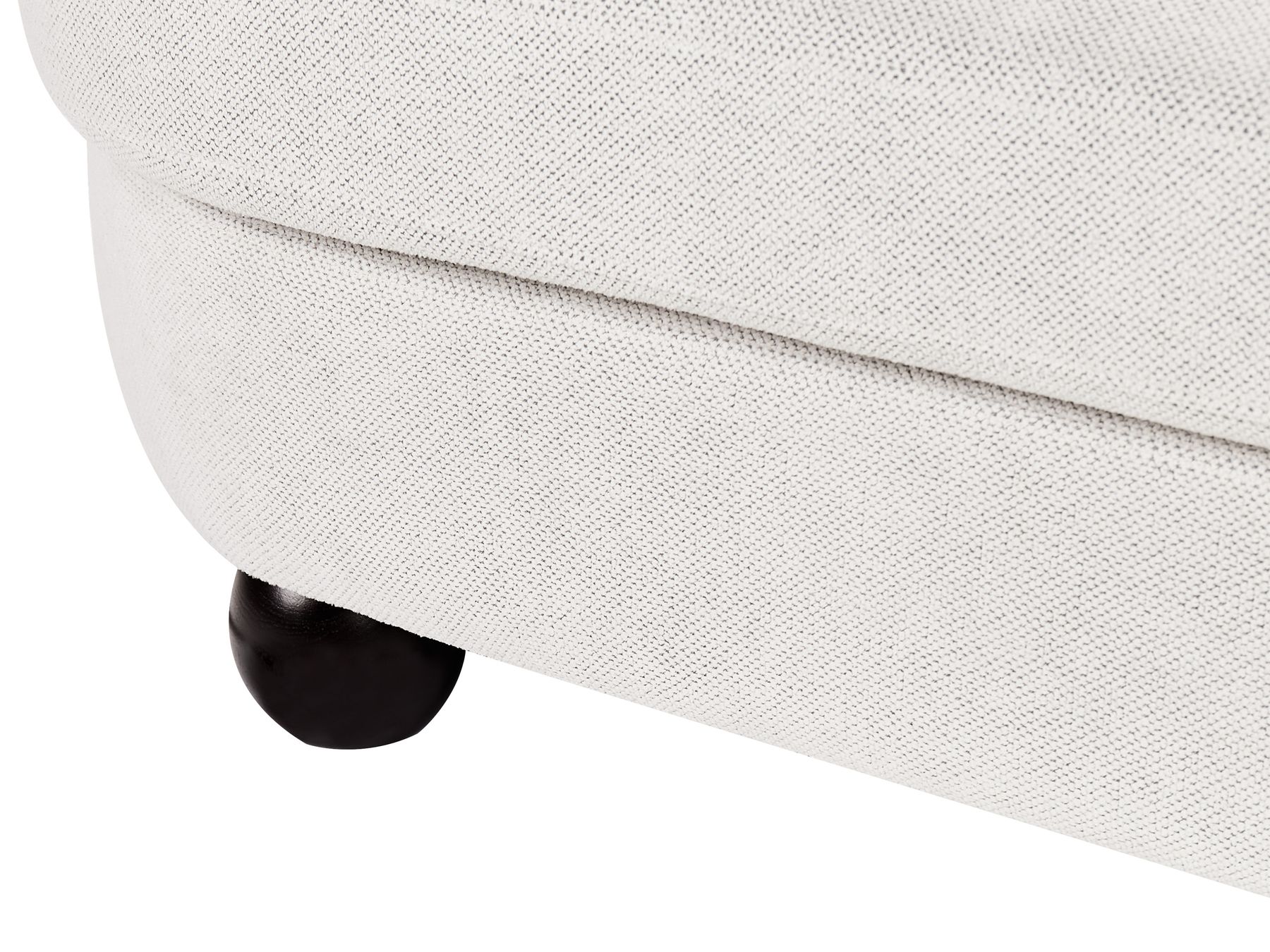 3 Seater Fabric Sofa Off-White FANSEN