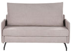 Fabric Sofa Bed Taupe BELFAST