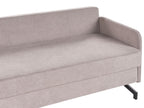 Fabric Sofa Bed Taupe BELFAST