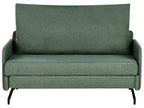 Fabric Sofa Bed Green BELFAST