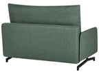 Fabric Sofa Bed Green BELFAST