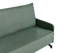 Fabric Sofa Bed Green BELFAST