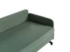 Fabric Sofa Bed Green BELFAST