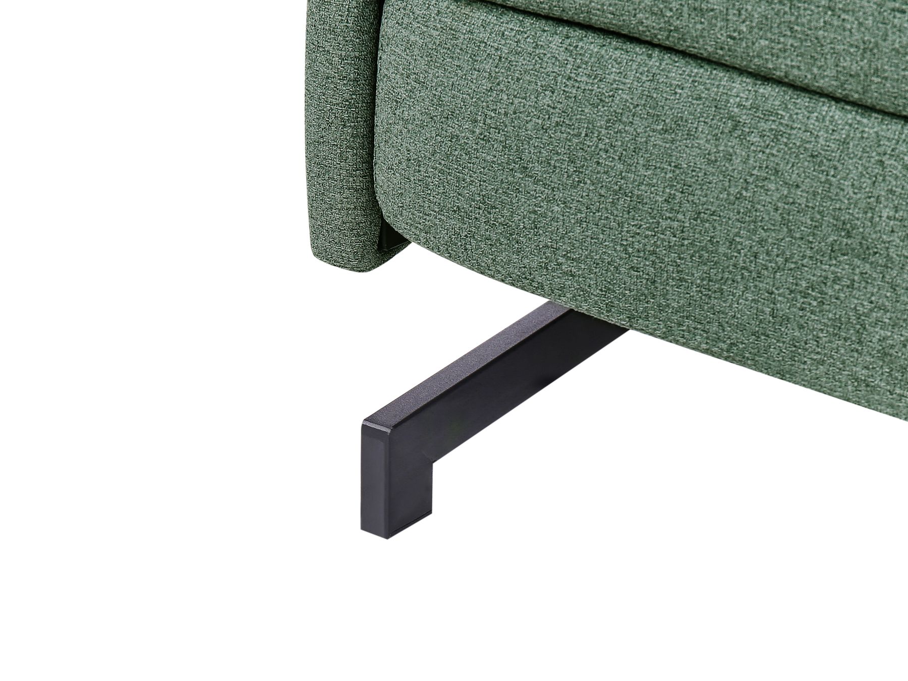 Fabric Sofa Bed Green BELFAST