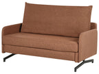 Fabric Sofa Bed Red BELFAST