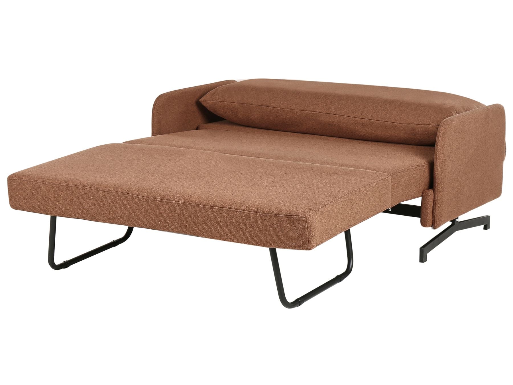 Fabric Sofa Bed Red BELFAST