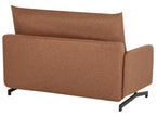 Fabric Sofa Bed Red BELFAST