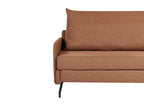 Fabric Sofa Bed Red BELFAST