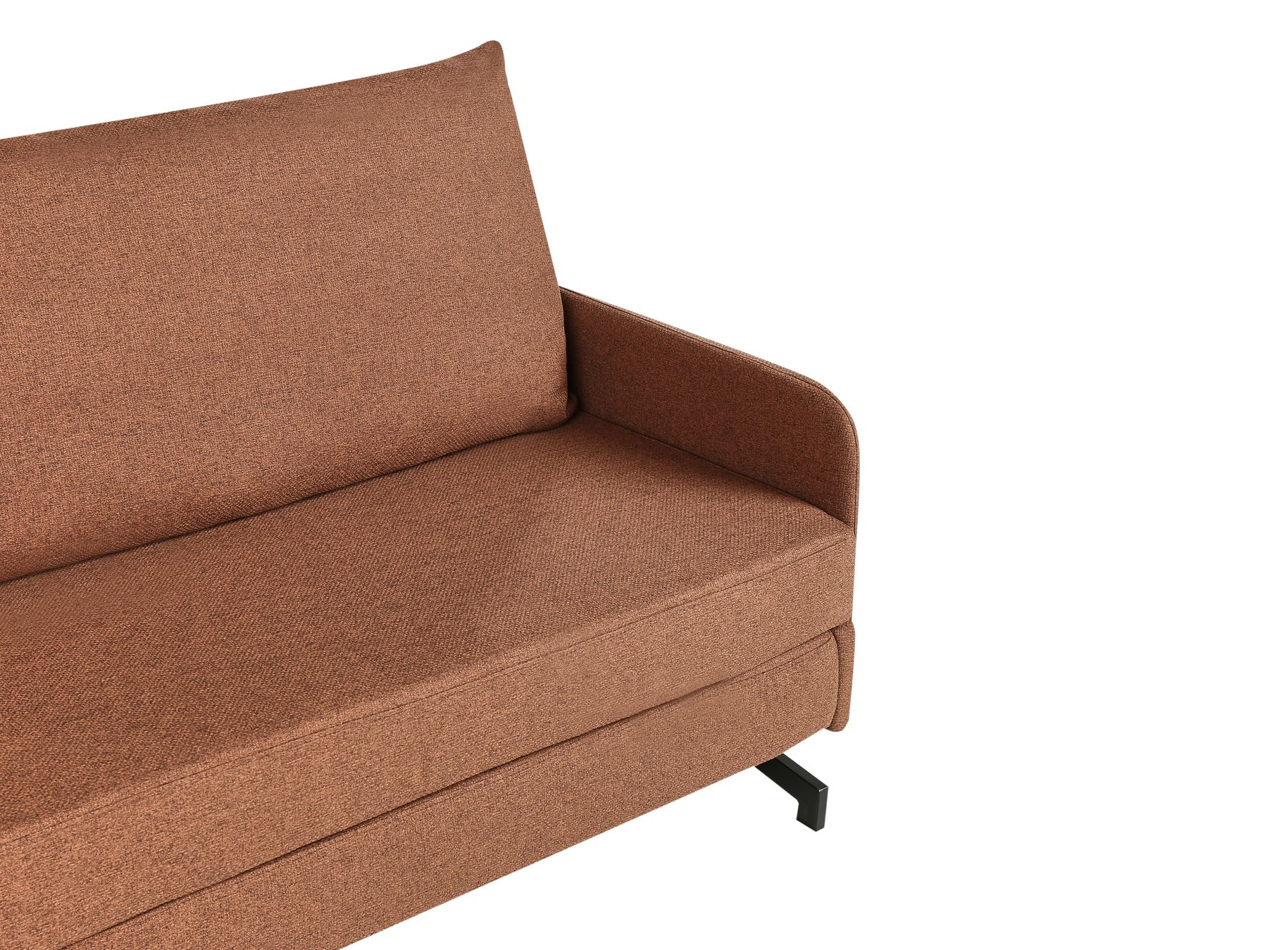 Fabric Sofa Bed Red BELFAST