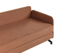Fabric Sofa Bed Red BELFAST