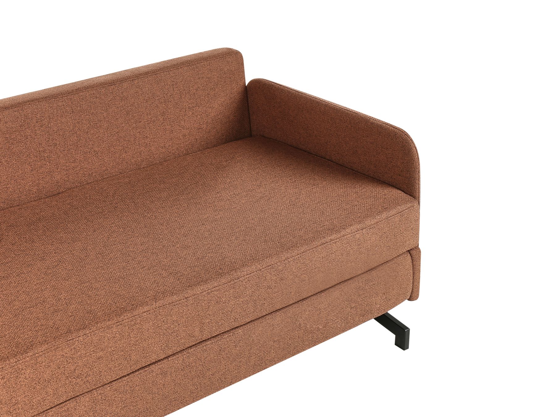 Fabric Sofa Bed Red BELFAST