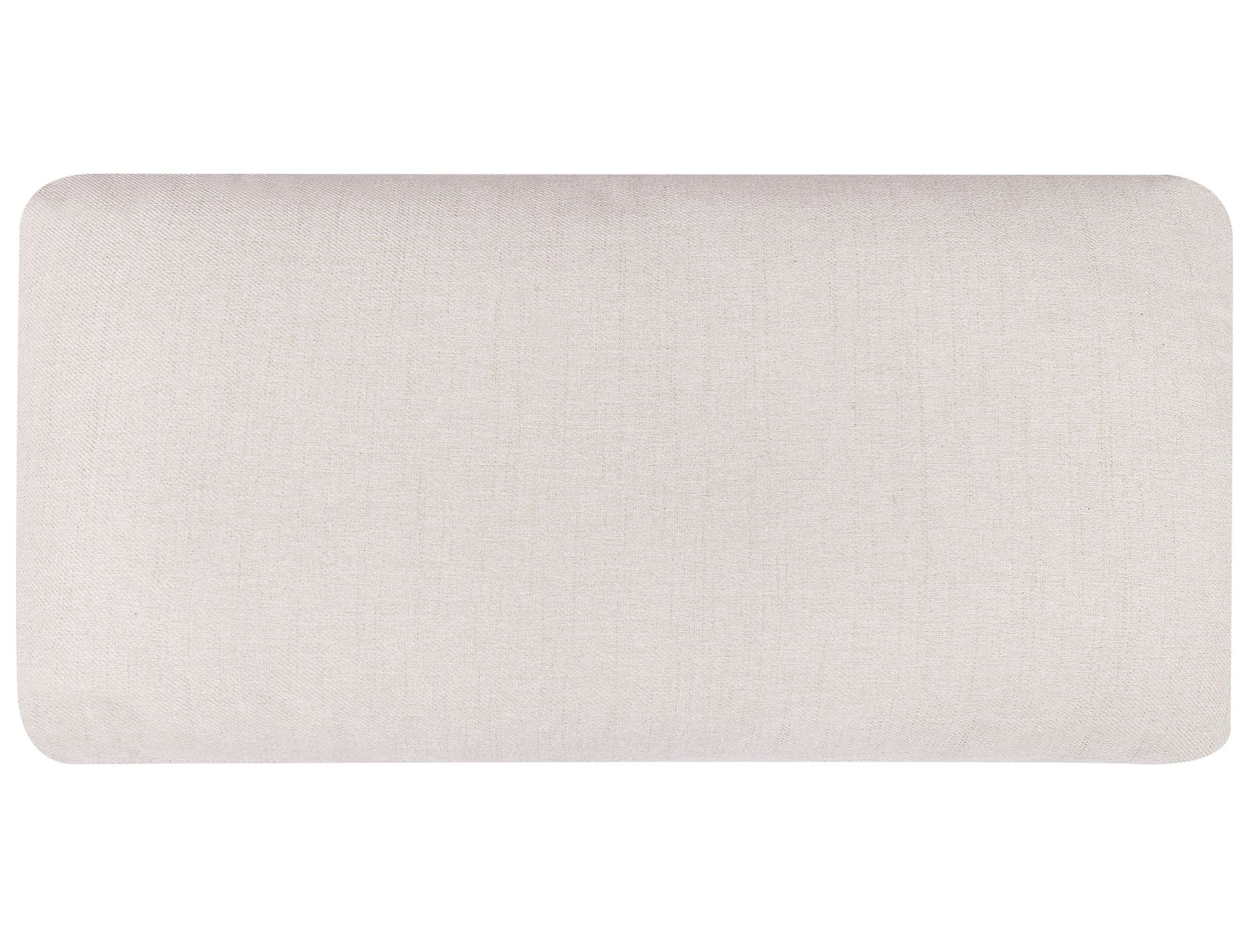 3 Seater Fabric Sofa Light Beige KANSSELI