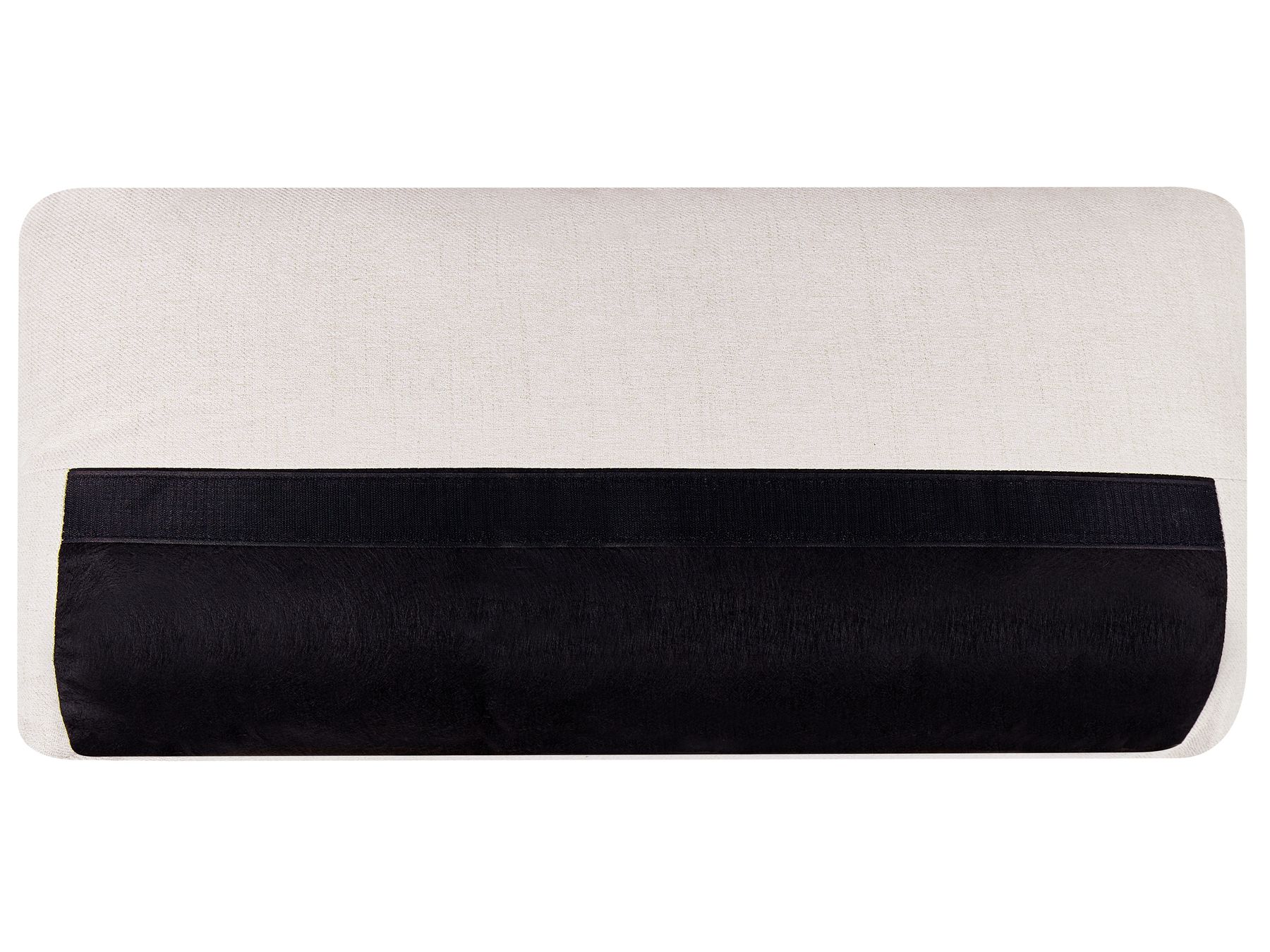 3 Seater Fabric Sofa Light Beige KANSSELI