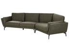 3 Seater Fabric Sofa Green KANSSELI