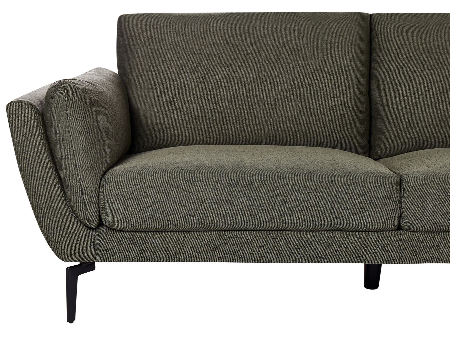 3 Seater Fabric Sofa Green KANSSELI