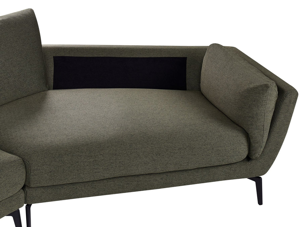 3 Seater Fabric Sofa Green KANSSELI