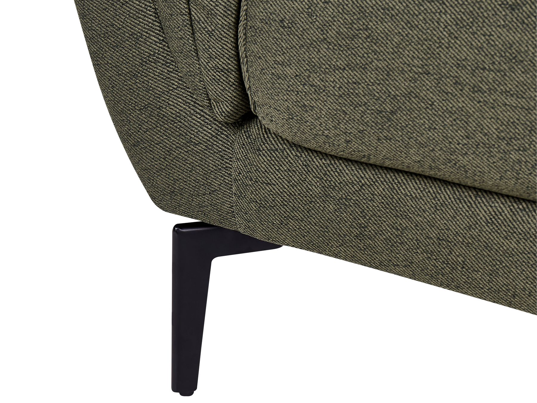 3 Seater Fabric Sofa Green KANSSELI
