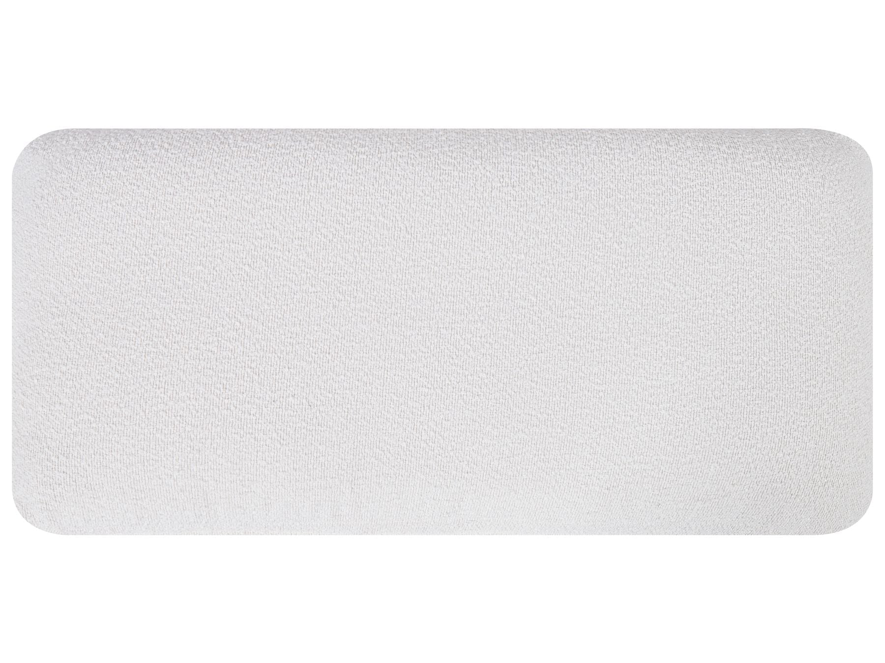 3 Seater Boucle Sofa White KANSSELI