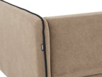 Left Hand Fabric Corner Sofa Light Brown ALTAN