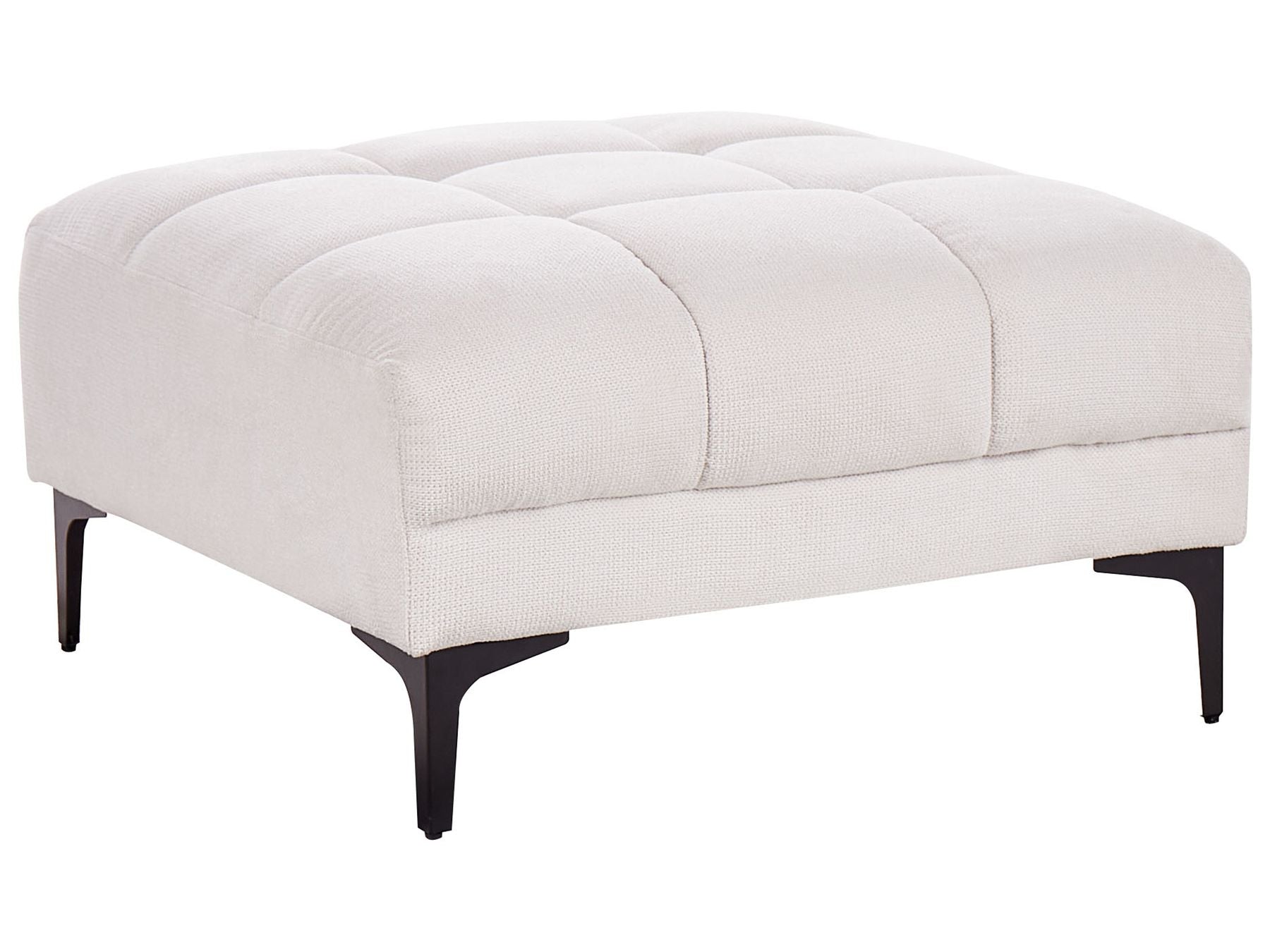 Modular Corner Sofa Bed ALNES Fabric Off-White 4 Seater Left Hand