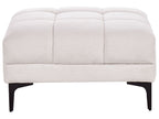 Modular Corner Sofa Bed ALNES Fabric Off-White 4 Seater Left Hand