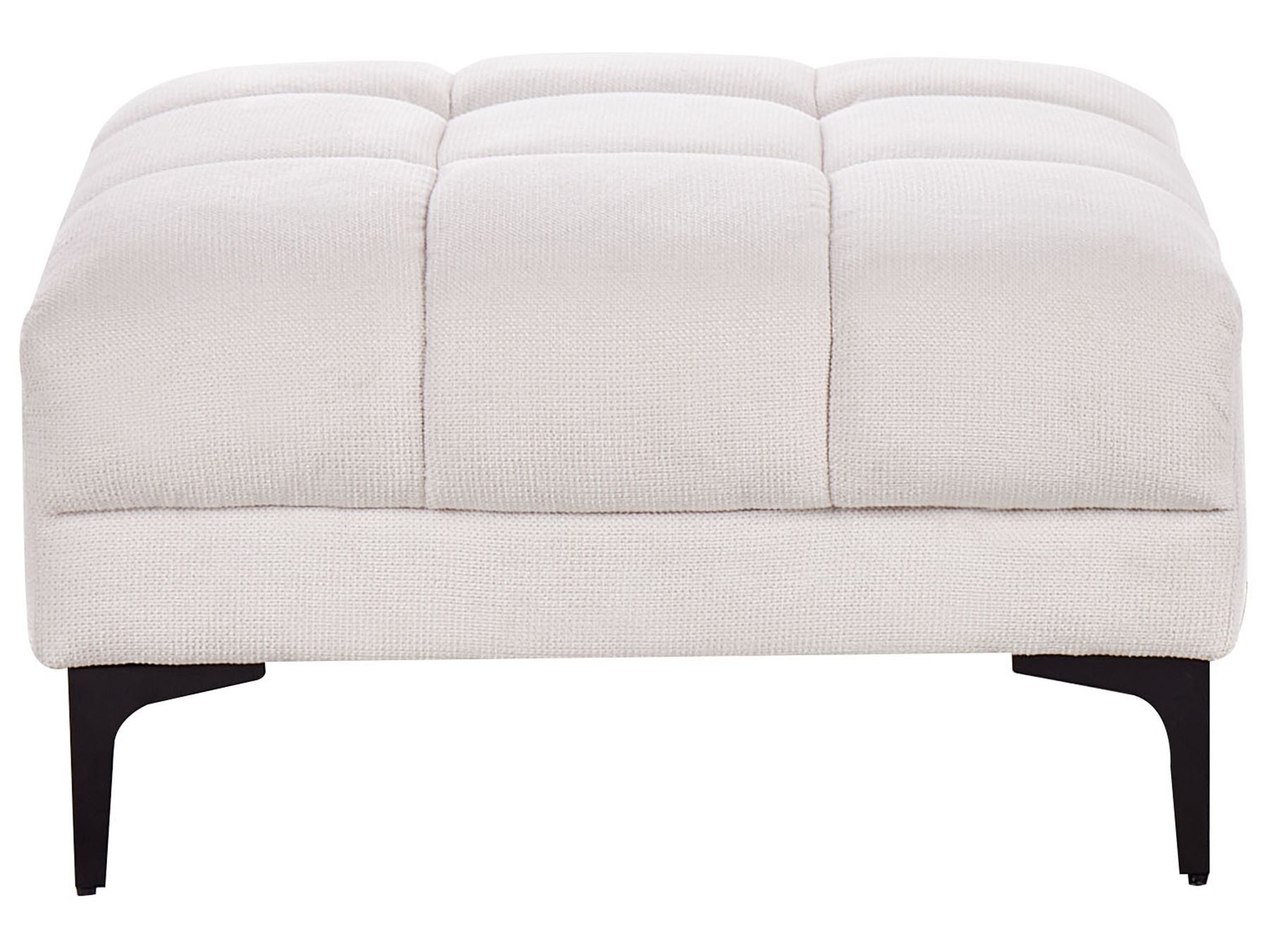 Modular Corner Sofa Bed ALNES Fabric Off-White 4 Seater Left Hand