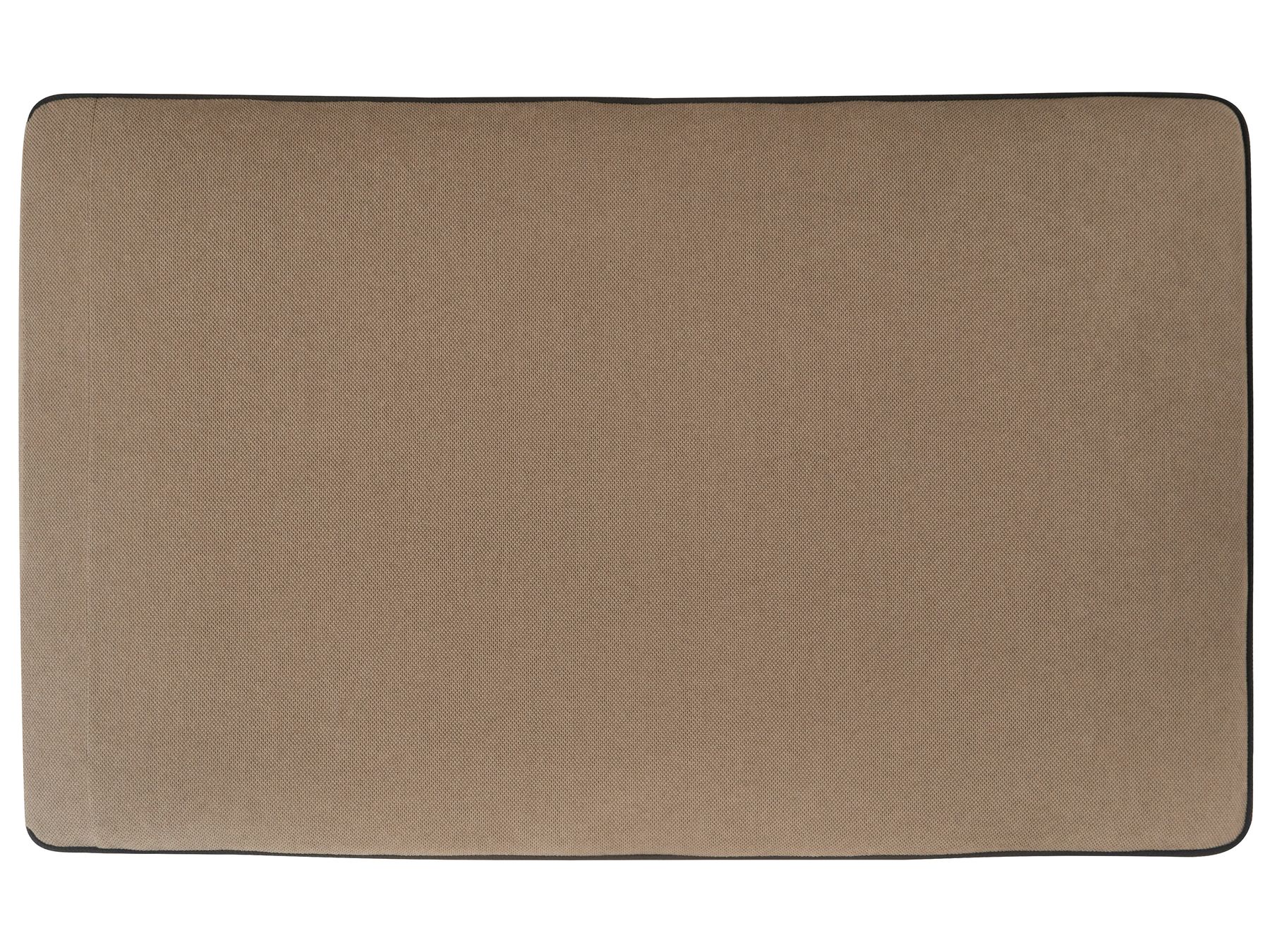 Right Hand Fabric Corner Sofa Light Brown ALTAN