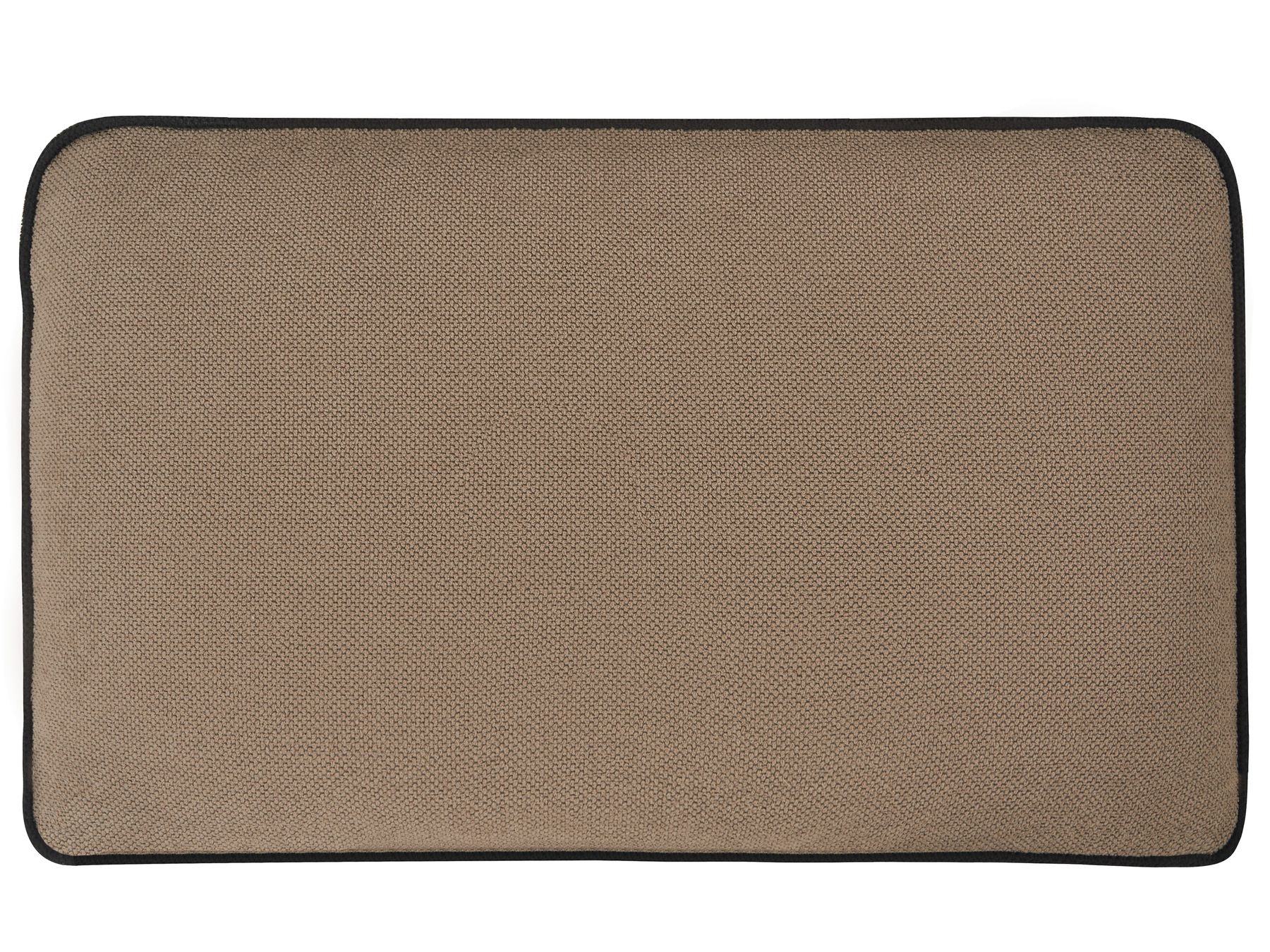 Right Hand Fabric Corner Sofa Light Brown ALTAN