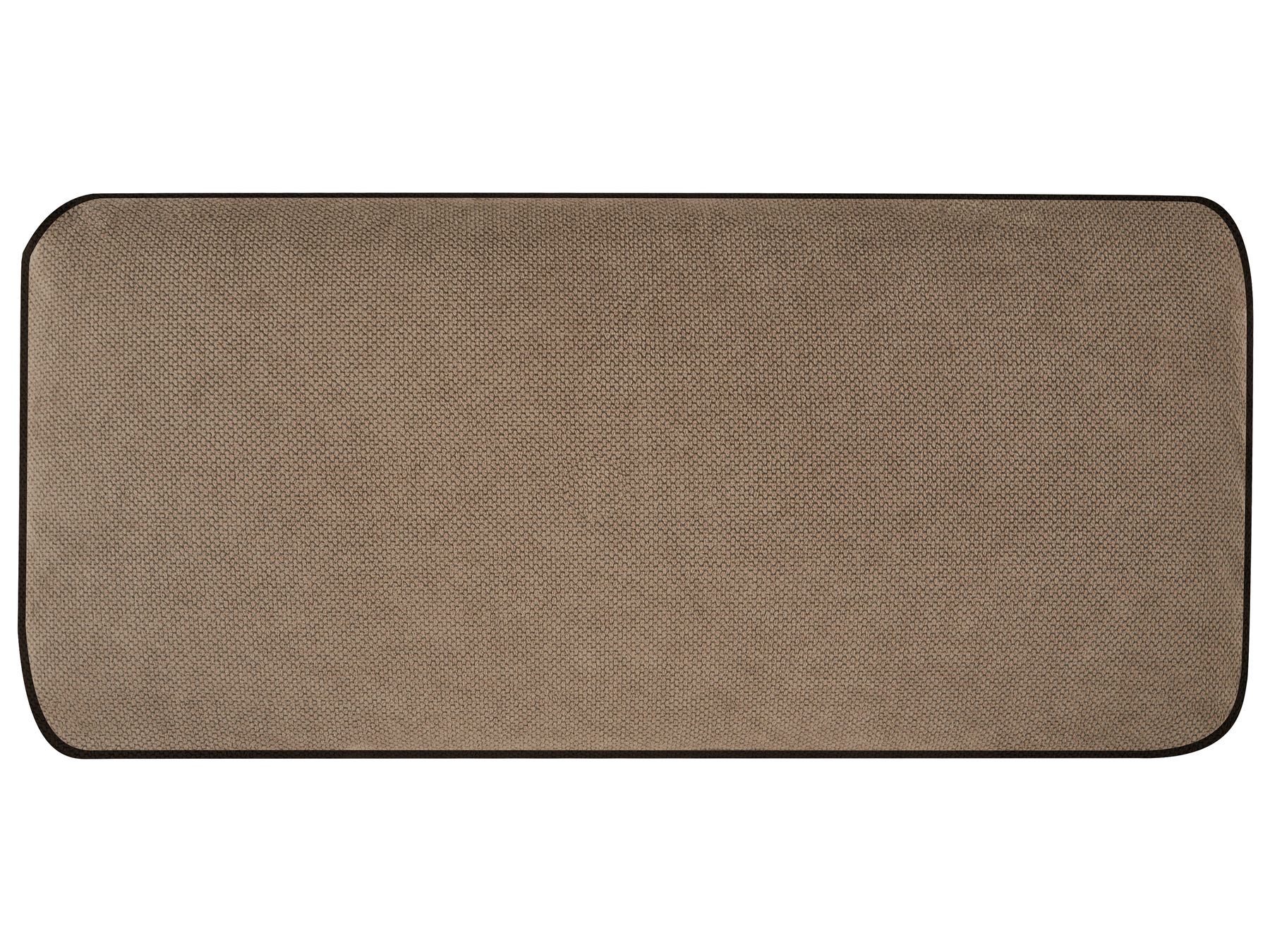 Right Hand Fabric Corner Sofa Light Brown ALTAN
