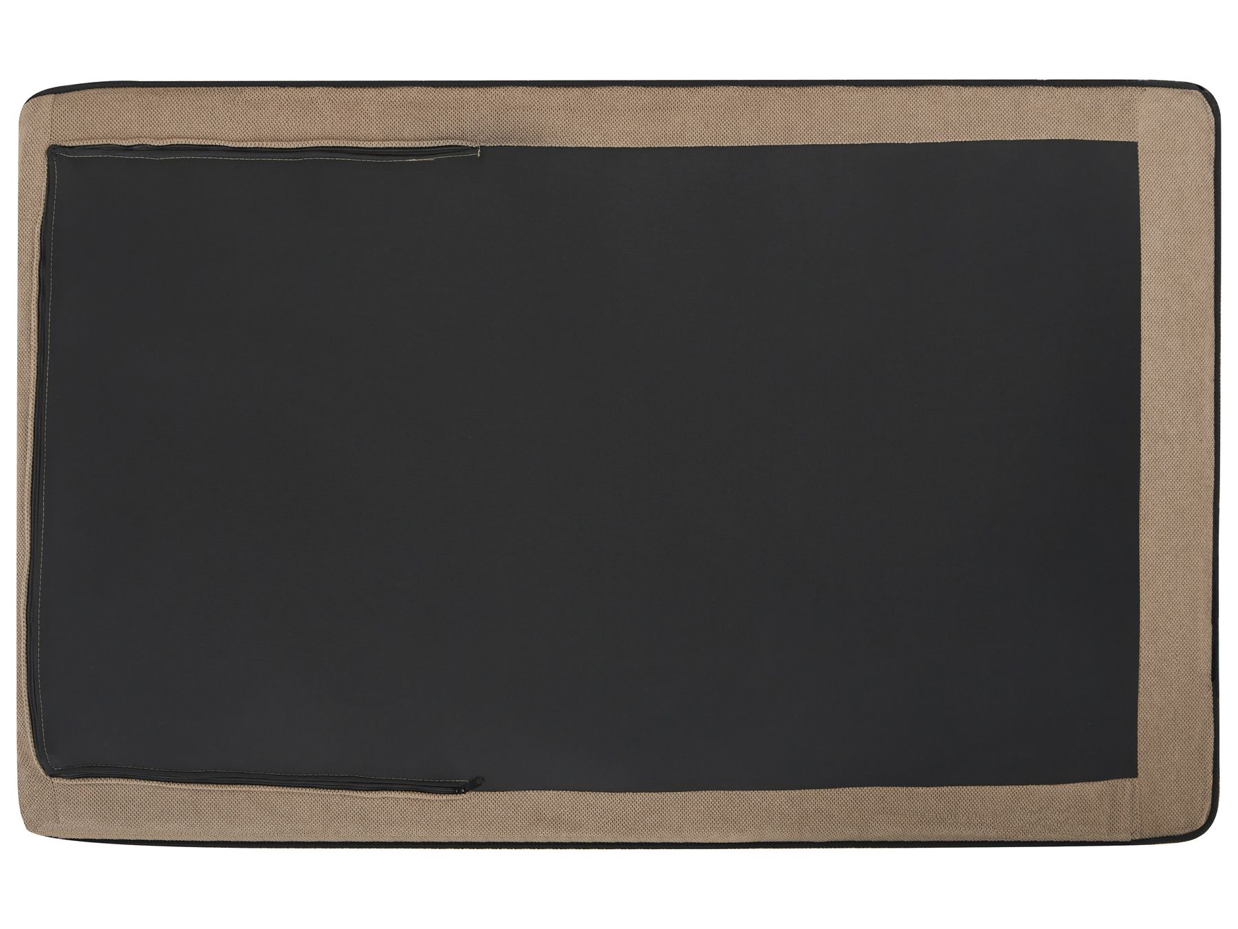 Right Hand Fabric Corner Sofa Light Brown ALTAN