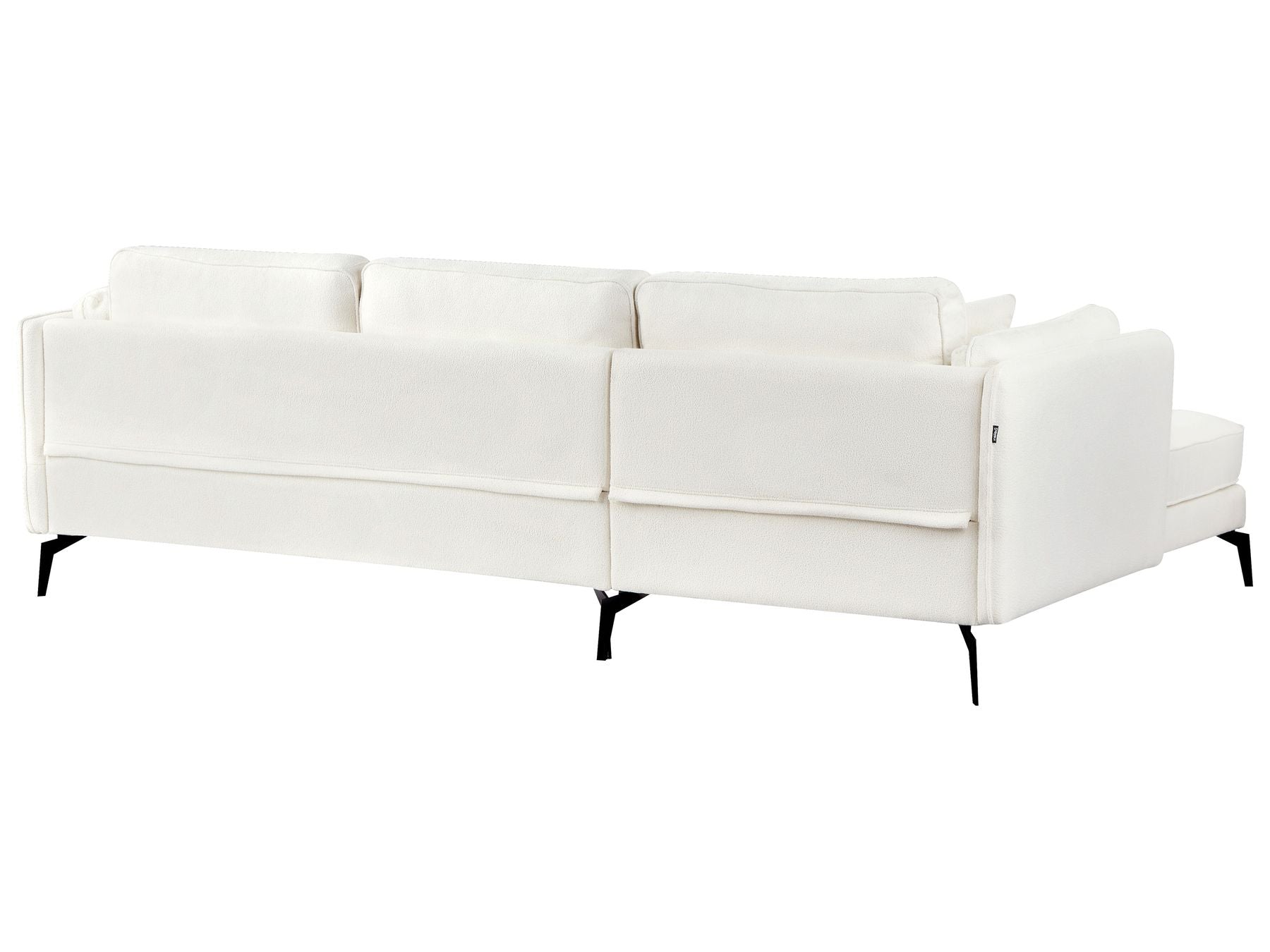 Right Hand Boucle Corner Sofa Off-White ALTAN