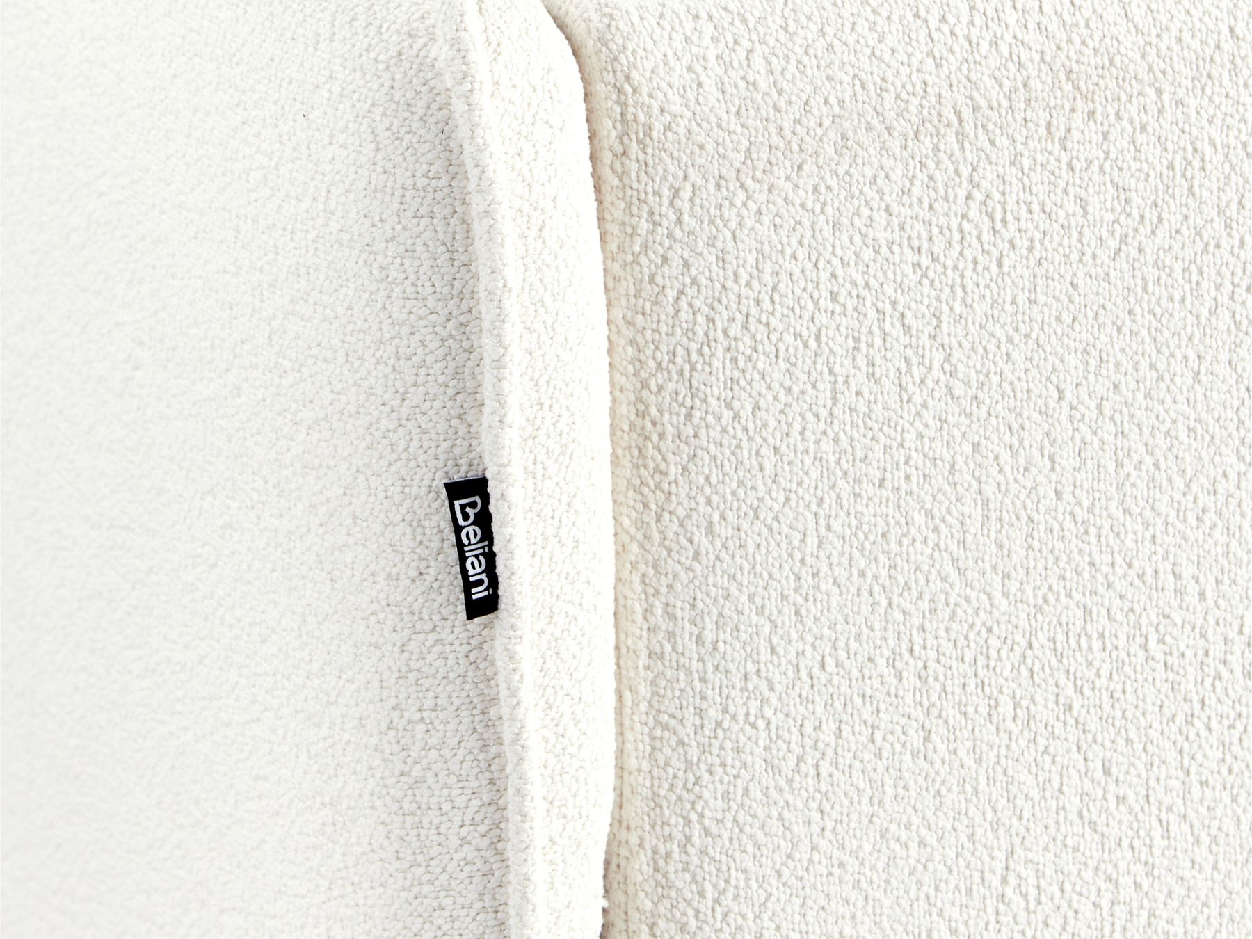 Right Hand Boucle Corner Sofa Off-White ALTAN