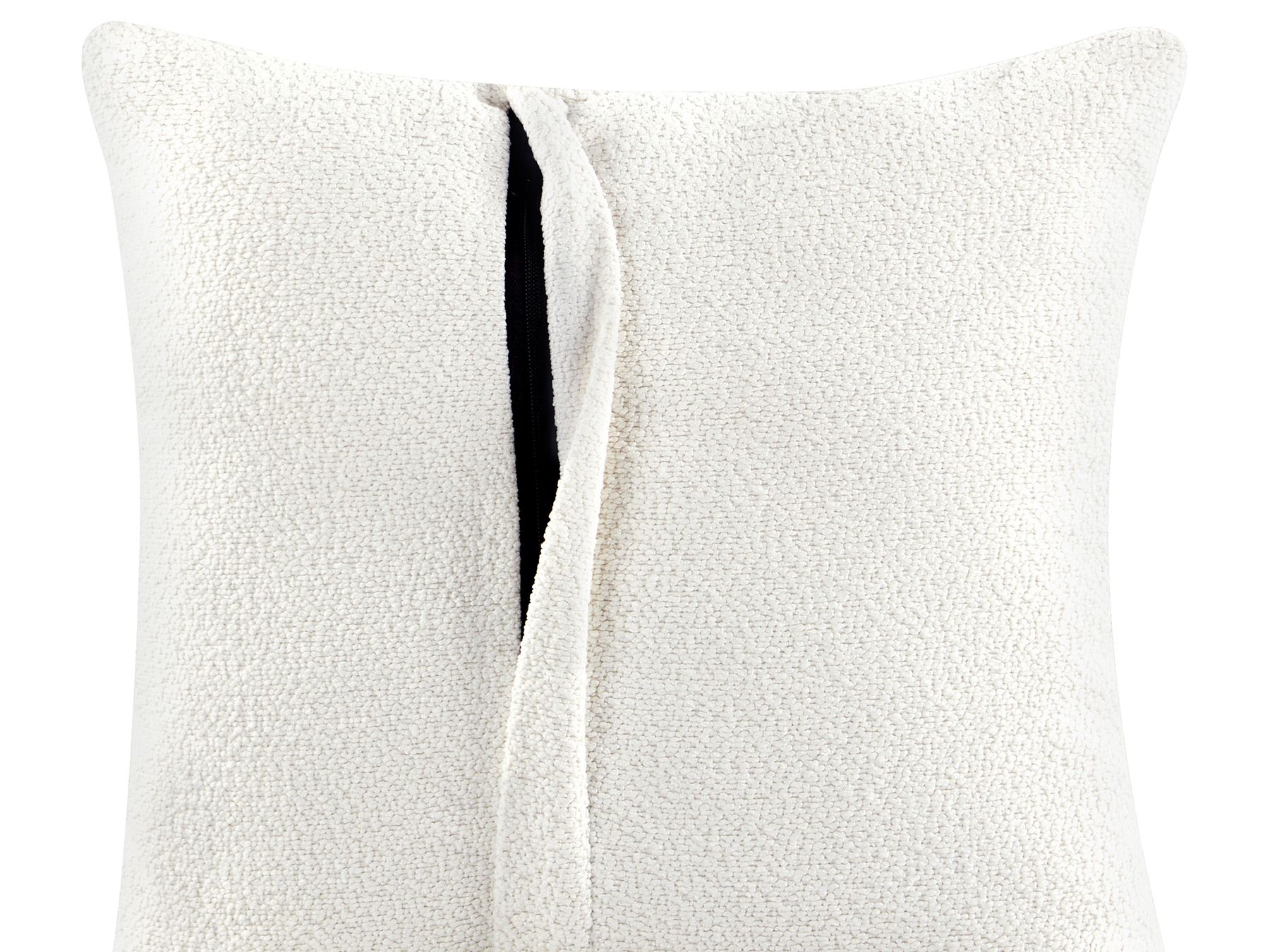 Right Hand Boucle Corner Sofa Off-White ALTAN