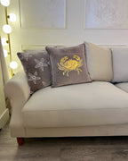 2 Seater Velvet Sofa Off-White EIKE