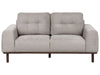 2 Seater Fabric Sofa Light Grey