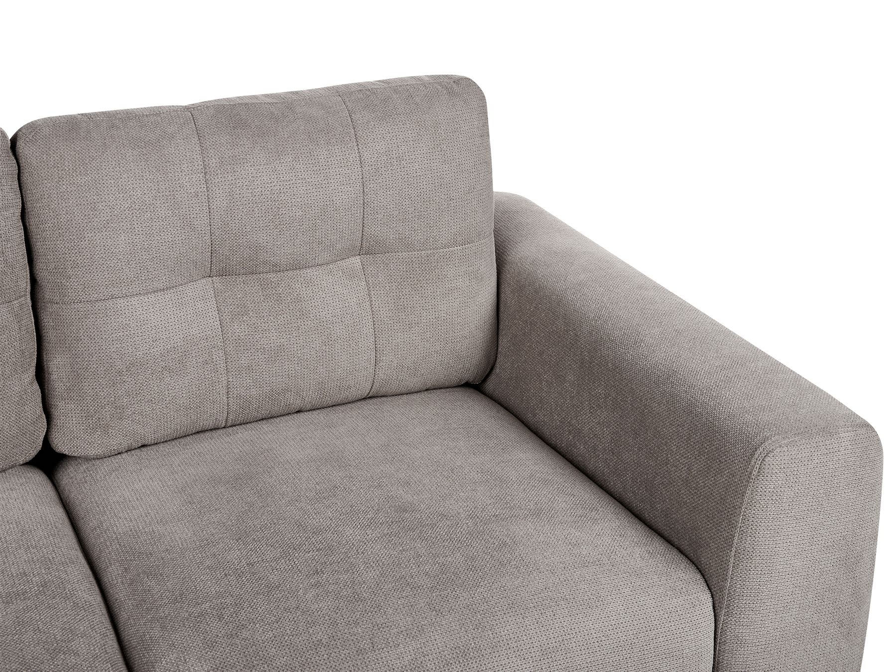 2 Seater Fabric Sofa Light Grey LAURILA