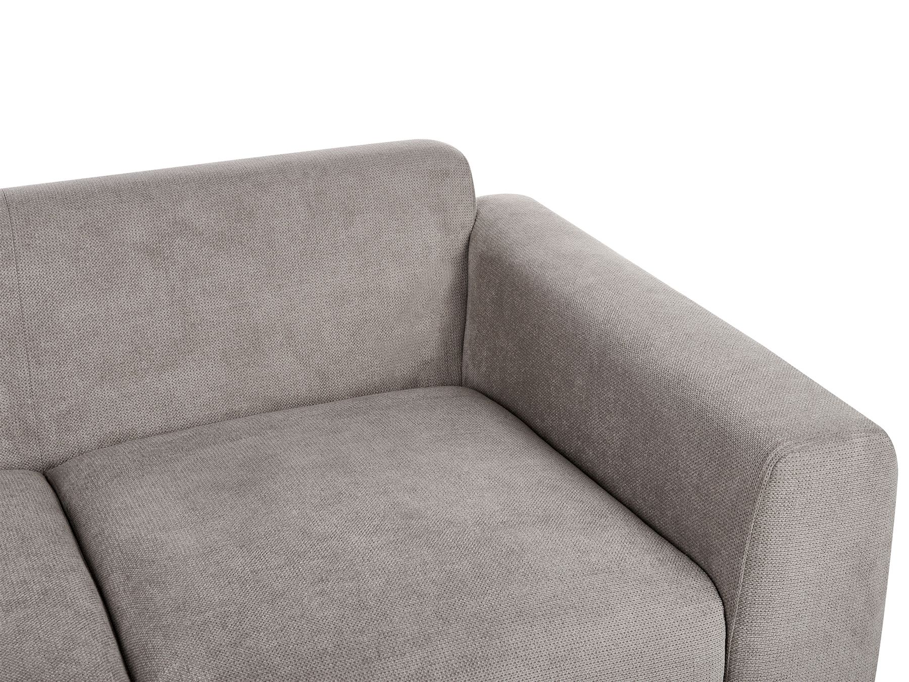 2 Seater Fabric Sofa Light Grey LAURILA